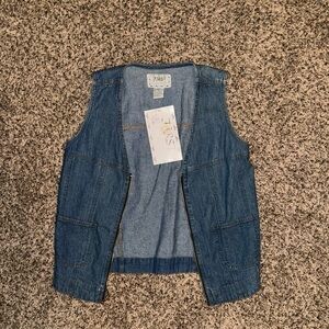 Vintage denim vest